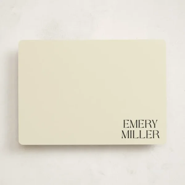 Beige Rounded Cards